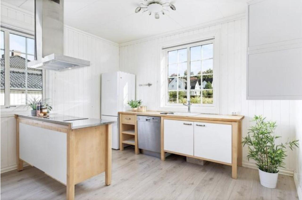 Lys Og Sentral Leilighet Med Terrasse Og Hage Apartment ลิลฮัมเมอร์ ภายนอก รูปภาพ