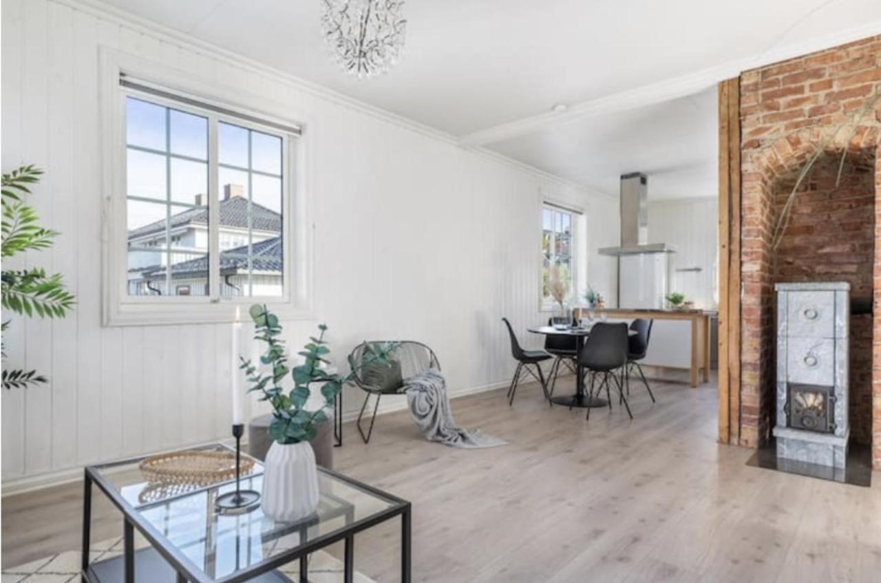 Lys Og Sentral Leilighet Med Terrasse Og Hage Apartment ลิลฮัมเมอร์ ภายนอก รูปภาพ